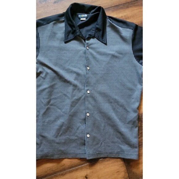 Vintage BC Ethic 3 Star Knits Shirt XL Rockabilly Bowling Gray Black USA Pearl - Picture 3 of 8